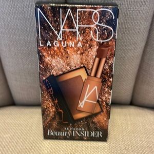 NARS Laguna lip balm, and bronzing powder